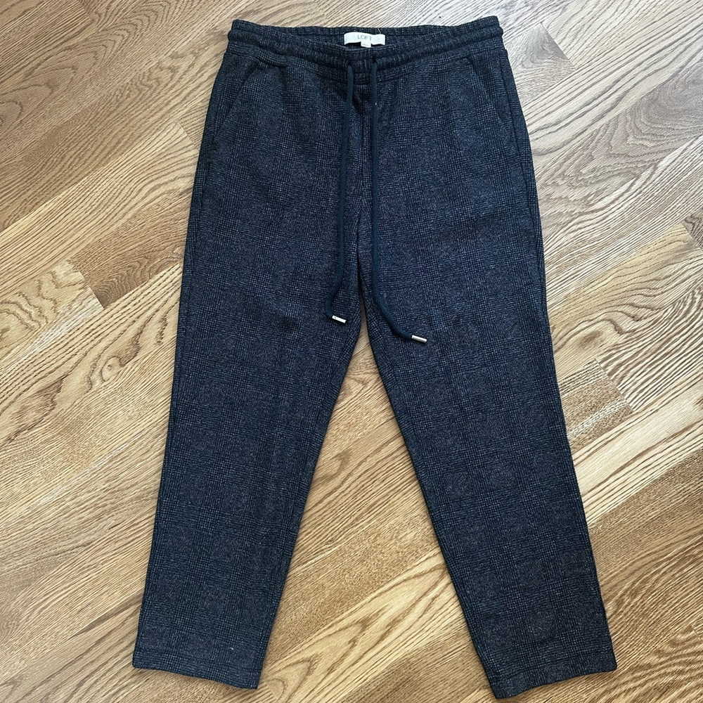 LOFT Charcoal Ankle Pants